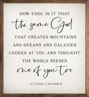 The Same God White